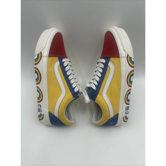 Vans Old Skool 36 DX Anaheim Factory Color Mix Rainbow Pride Men’s 7 Women’s 8.5 - Picture 6 of 8
